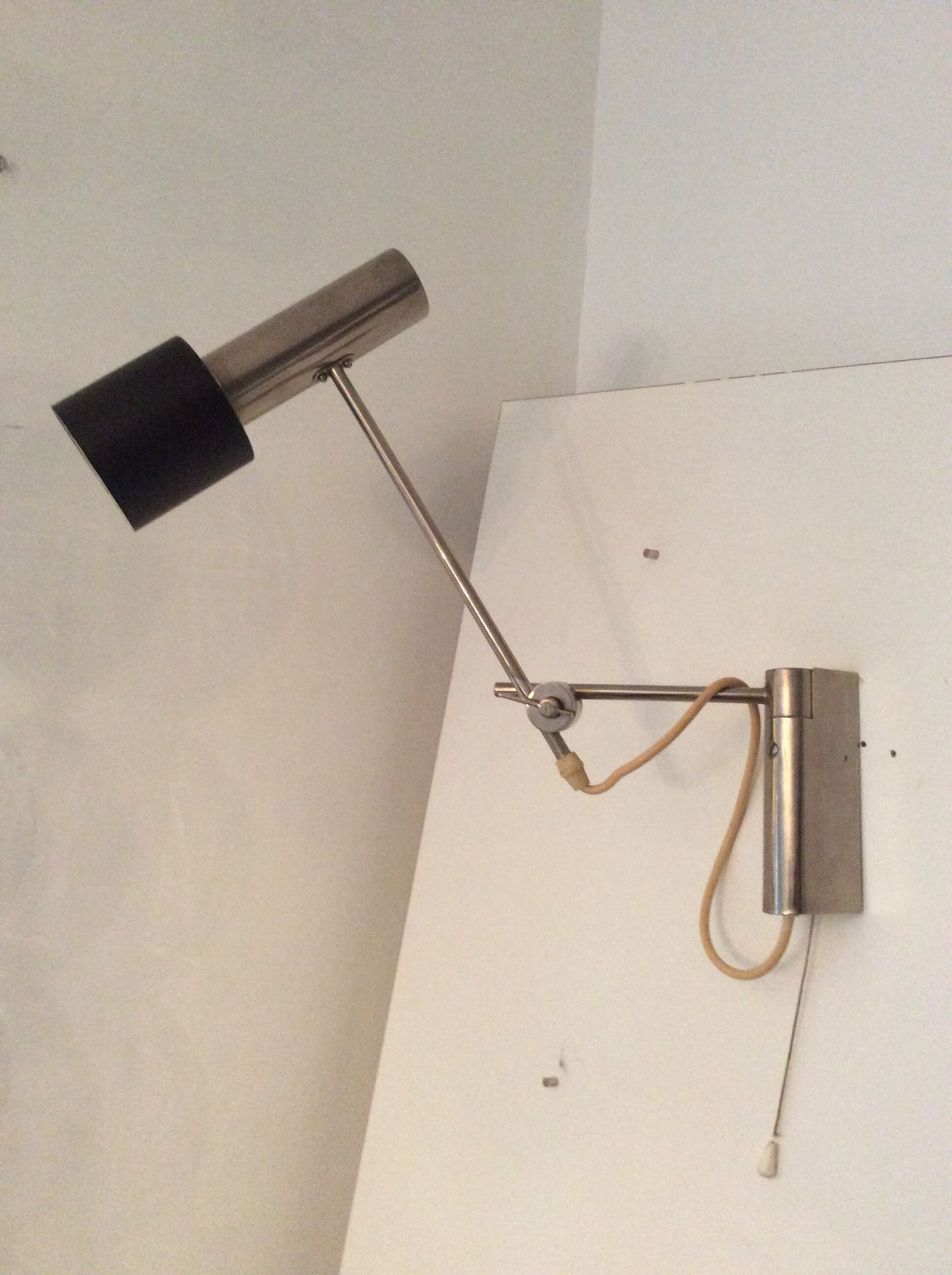 Vintage articulated stem lamp from the 50s and 60s
