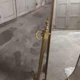 Psyche mirror in vintage gilded bronze