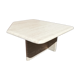 Vintage coffee table in travertine