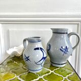 Vintage bluestoneware pitchers