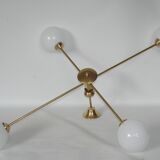 Minimalist chandelier, 1970s