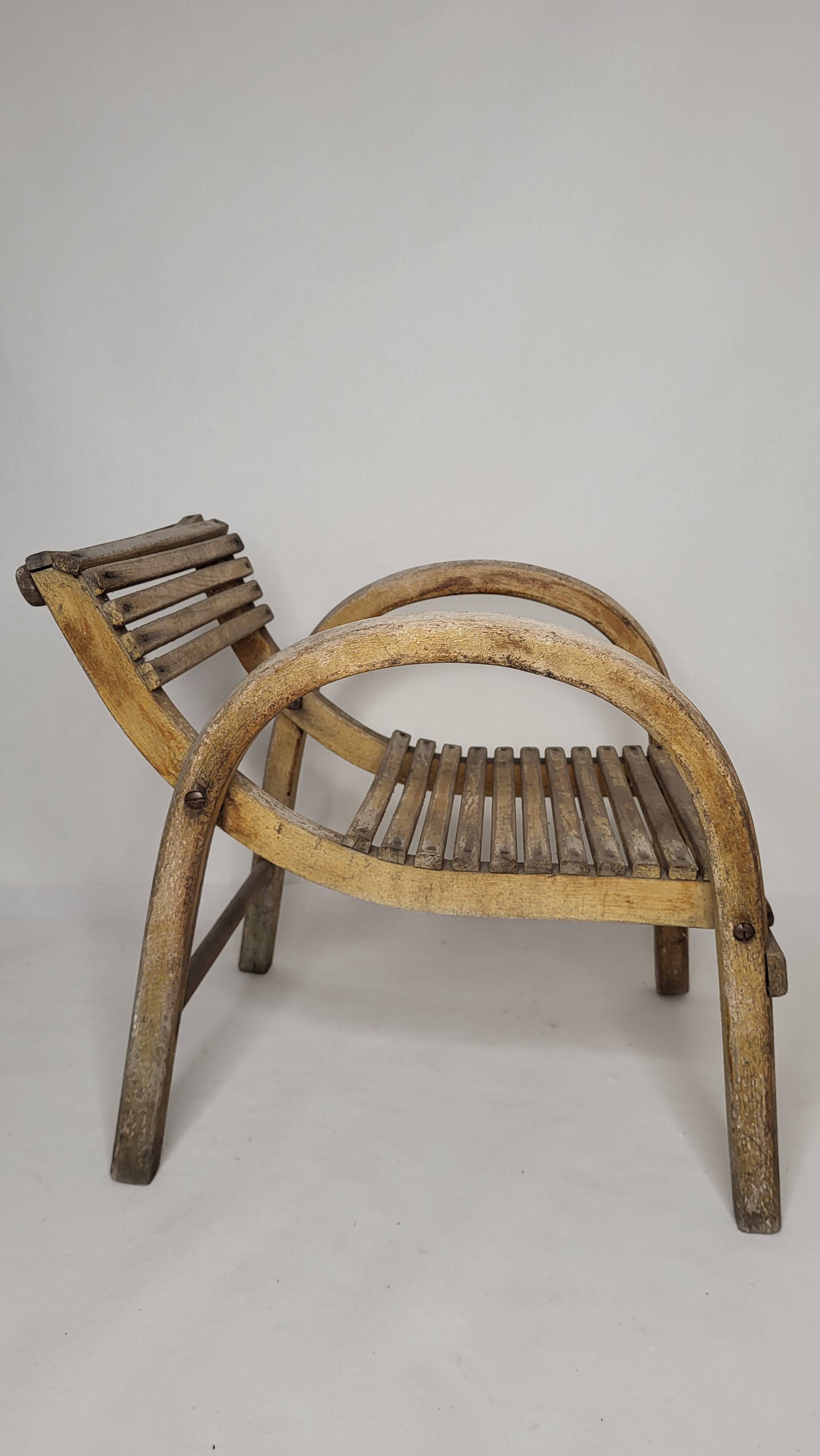 Fauteuil enfant Baumann 1930's