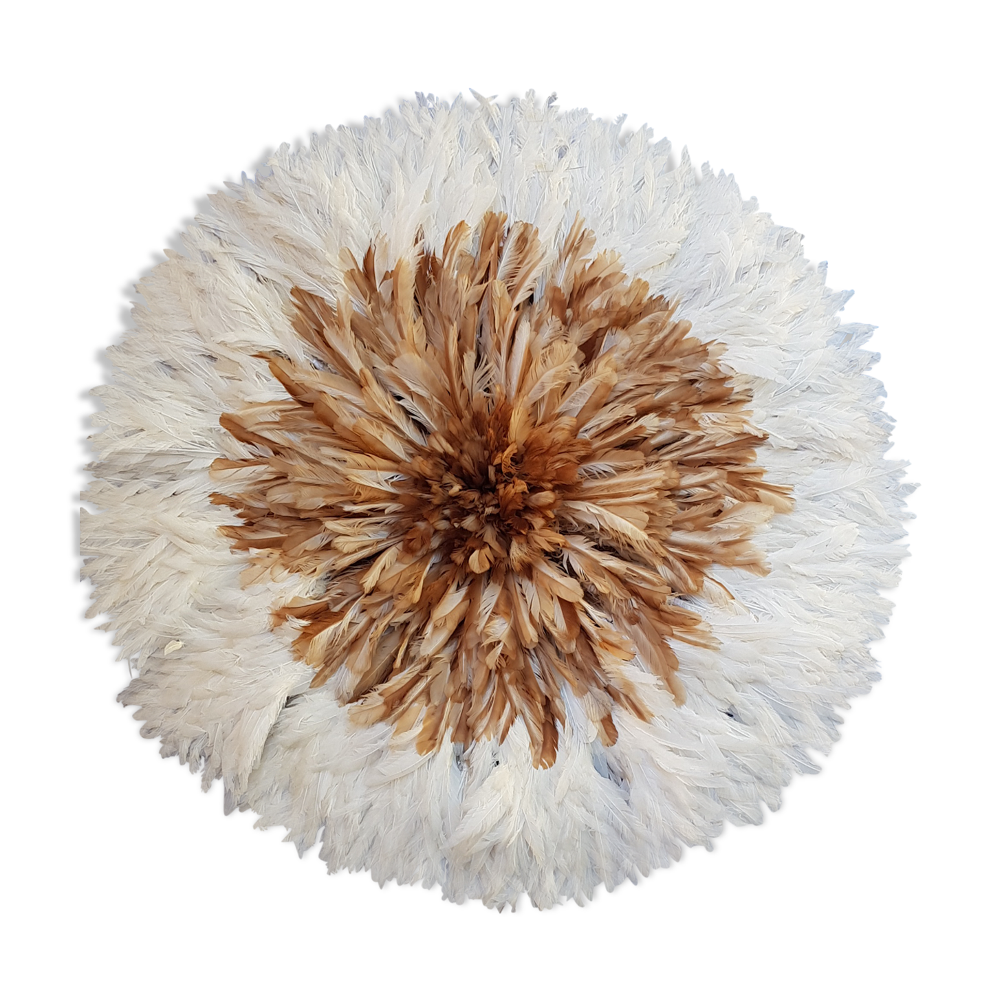 Juju hat beige and white 85cm