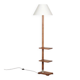 Oak floor lamp from the 1950s.