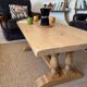 Solid oak coffee table