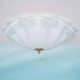 Vintage 1970s glass space ceiling lamp.