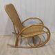 Rocking flesh adult wicker and bamboo