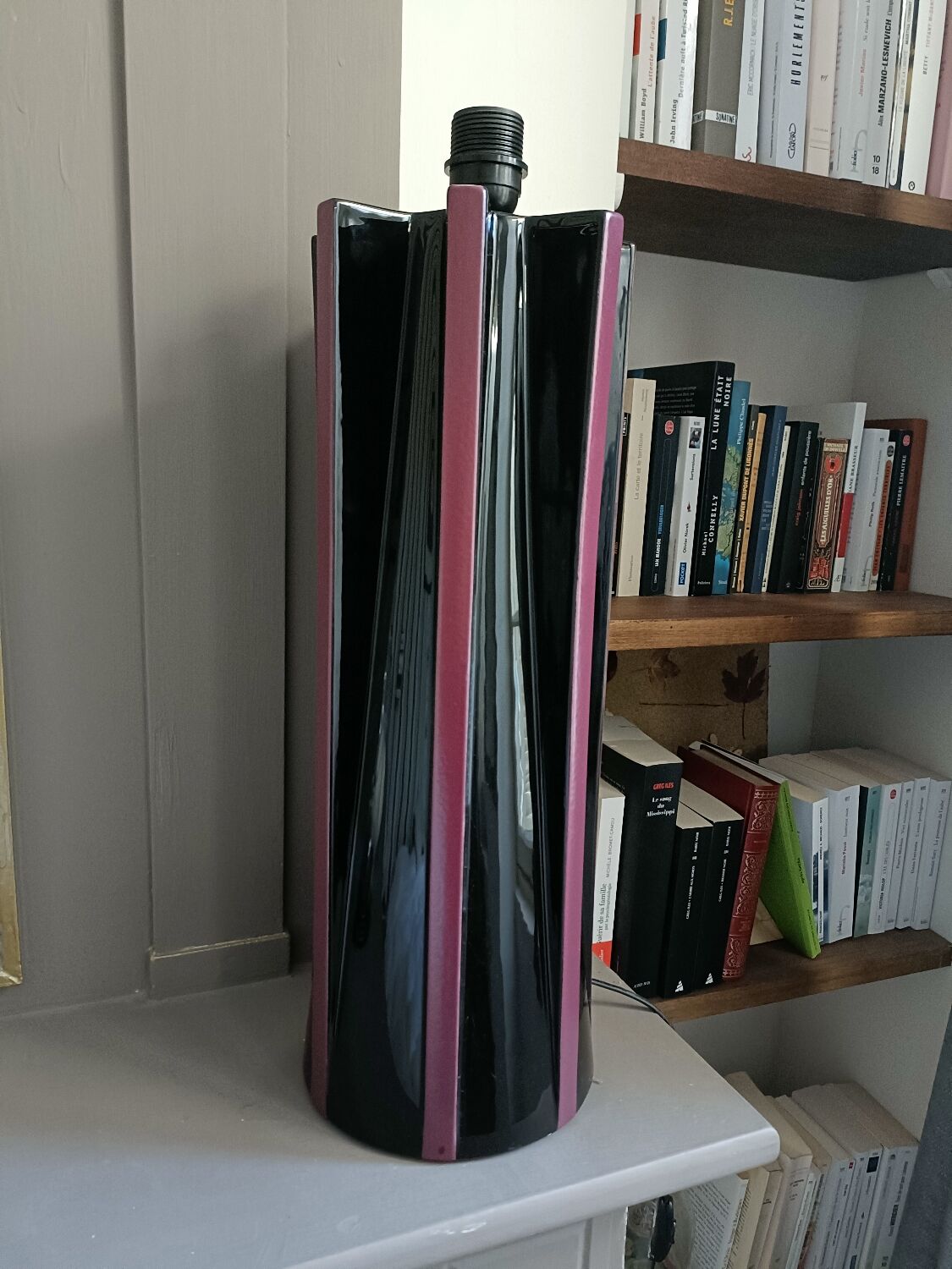 Kostka ceramic lamp base