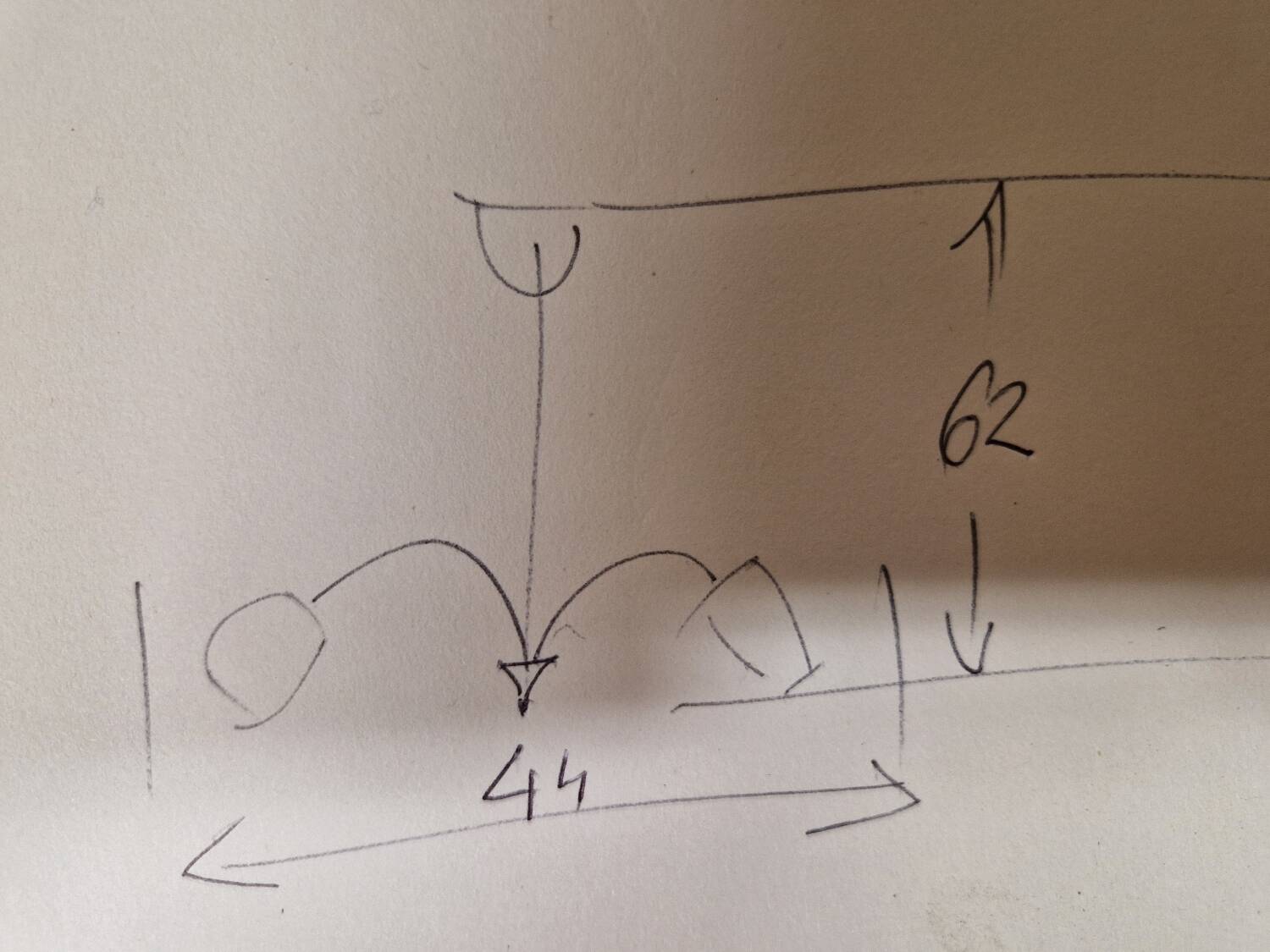 1950s chandelier from the Lunel house in France