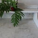Louis XV-style toilet table in walnut and marble