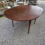Scandinavian extendable table in rosewood from the 1960s, butterfly extension.