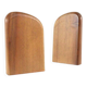 En ensemble de serre-livres en bois danois.