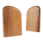 Set of Danish wooden bookends