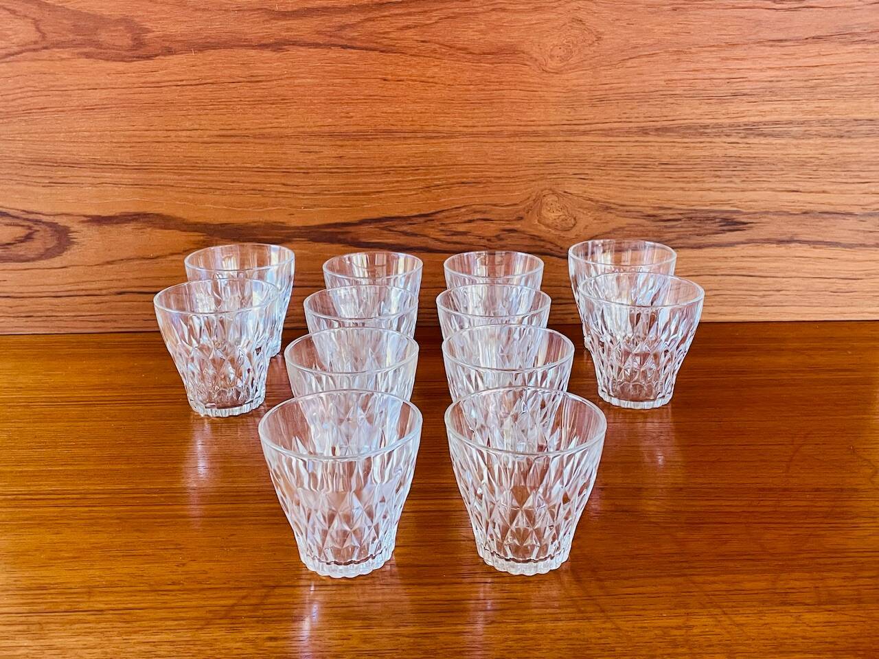 Set of 4 vintage glasses by Vereco