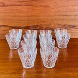 Set of 4 vintage glasses by Vereco