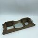 Vintage antique wooden and mirror compartment tray