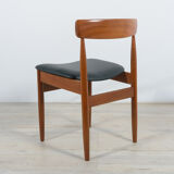 Mid-century teak dining chairs, 1960s, set of 4