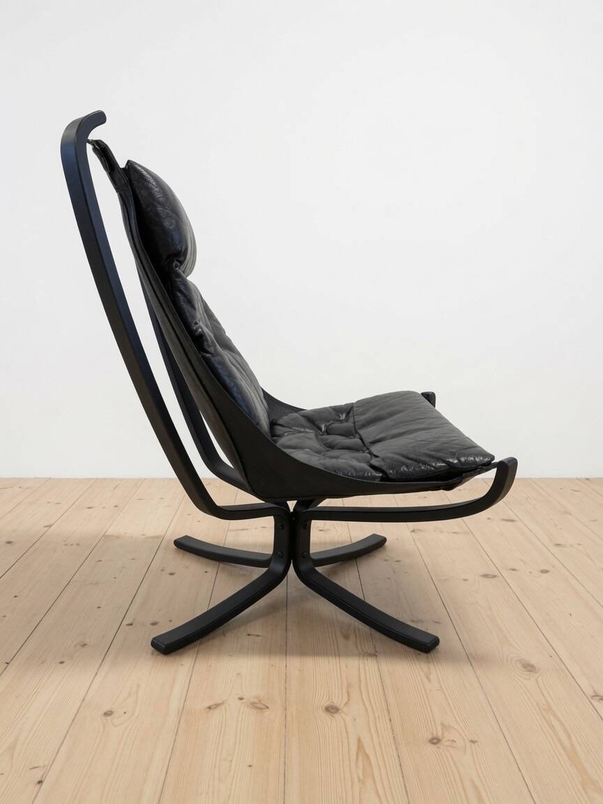 Fauteuil Falcon par Sigurd Ressell pour Vatne Møbler, Norvège.