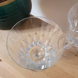 Set of 2 Baccarat Côte d'Azur wine glasses