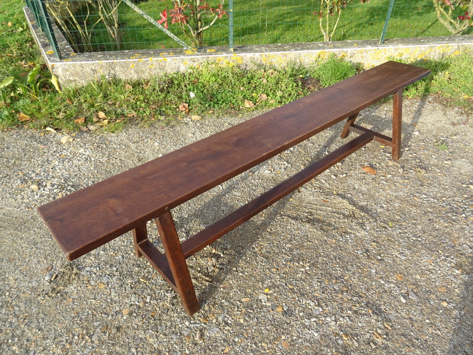 Oak farmhouse bench 200 cm