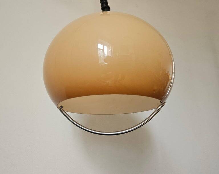 Midcentury Pendant Meblo, designed by Harvey Guzzini, Italy, 1970s