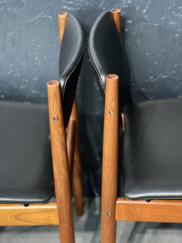 Set of 4 chairs France & Son model 197