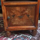 Art Deco style bedside table in marble