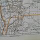 Bolivia, old map 1887 – vintage geographical map.