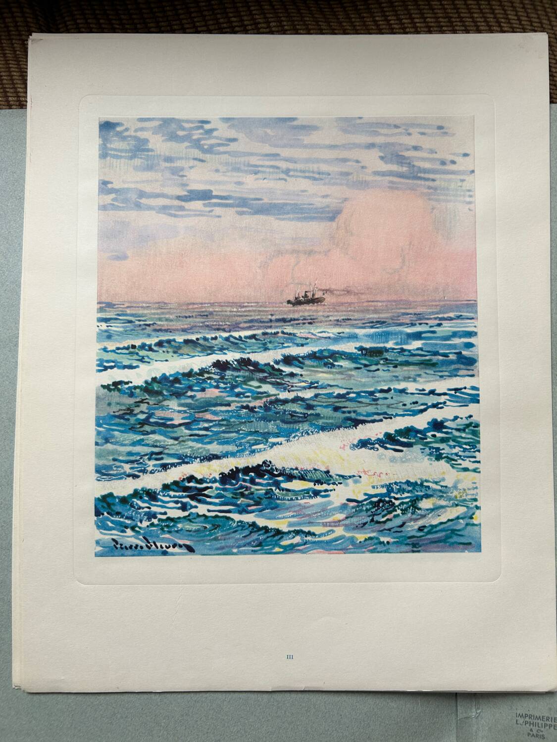Eaux-fortes de Pierre Fleury « visages de la mer »