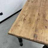 Farm table desk turned legs