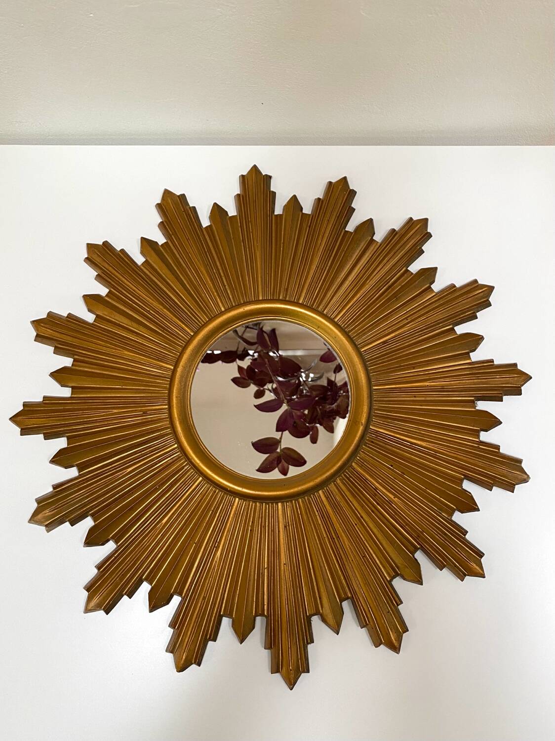 Large sun mirror from the 50s/60s