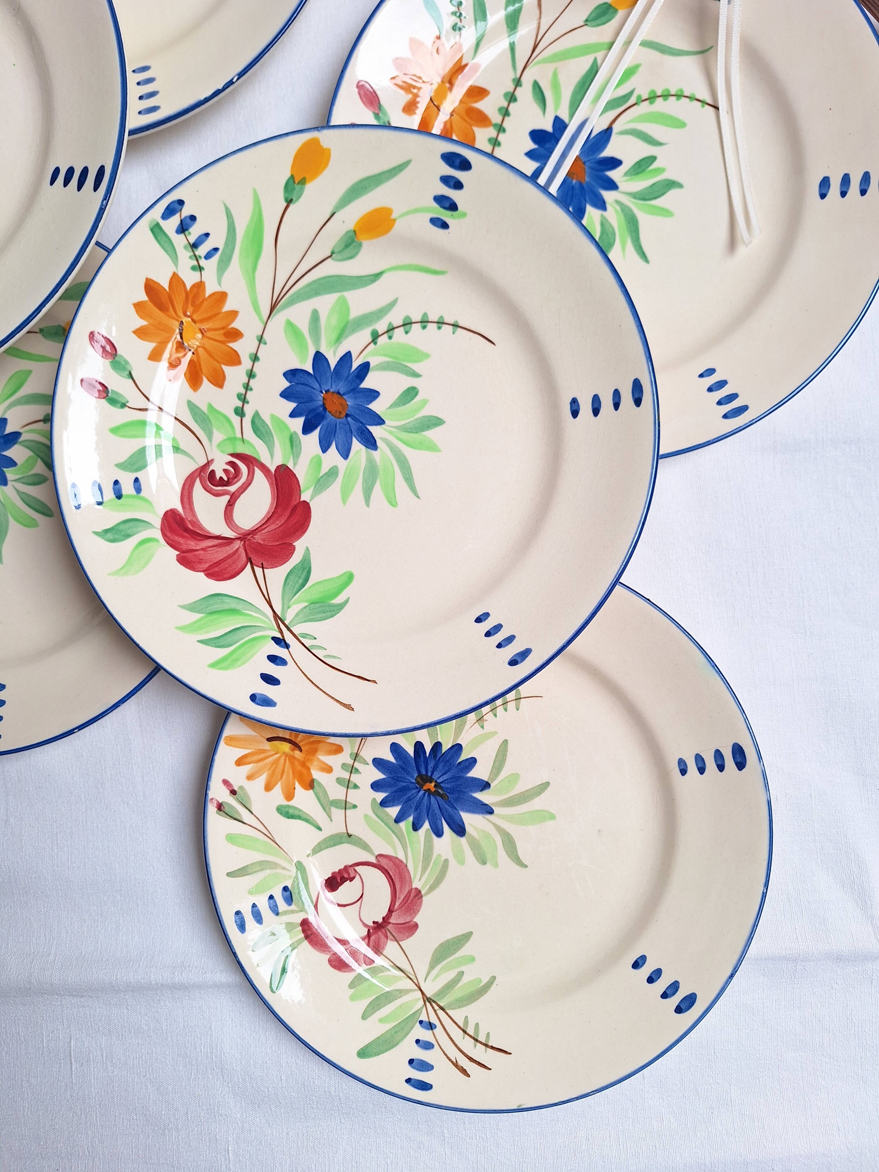 Assiettes plates Longchamp