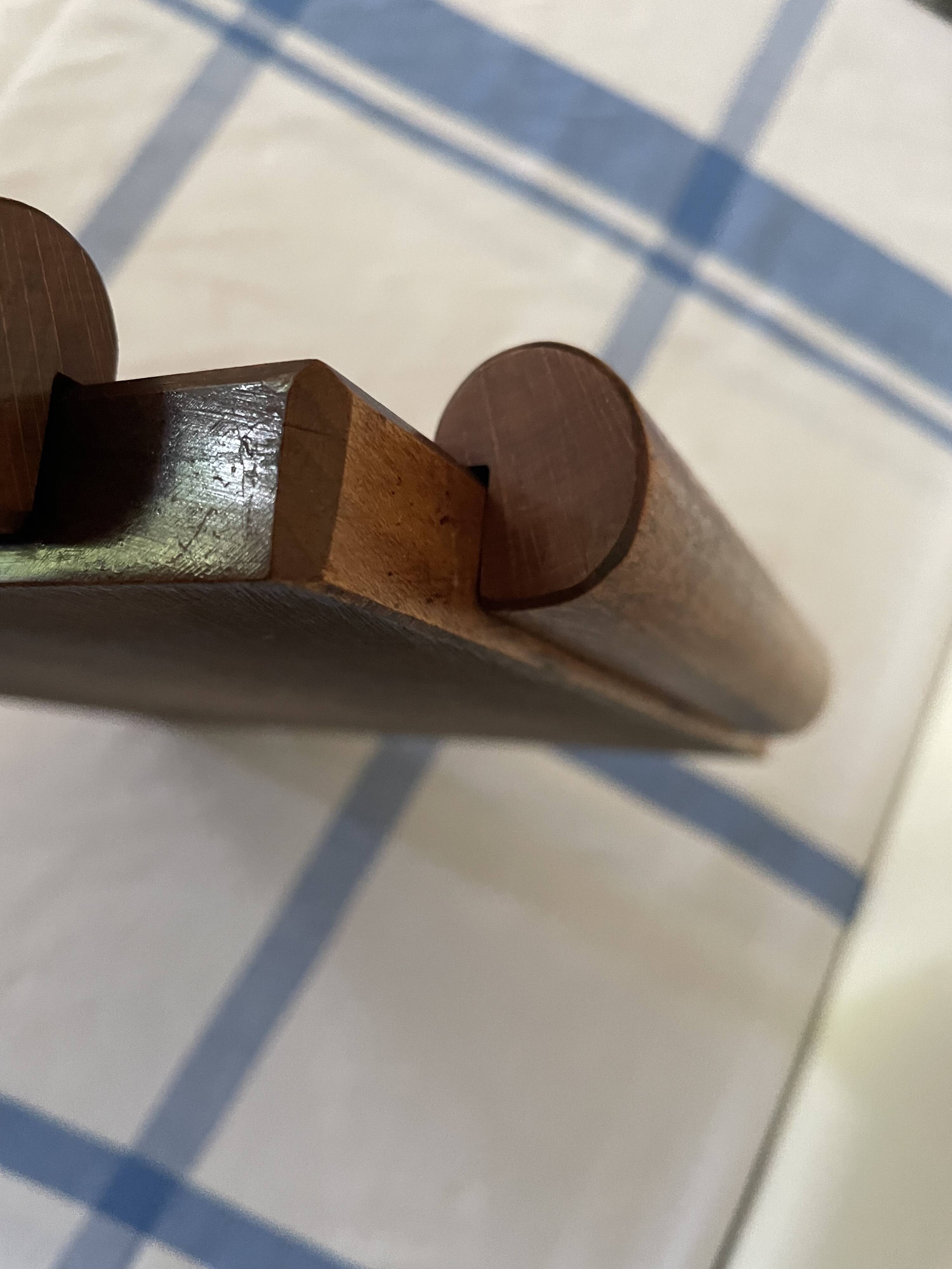 Plateau bois art déco