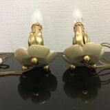 Pair of bedside lamps 1950