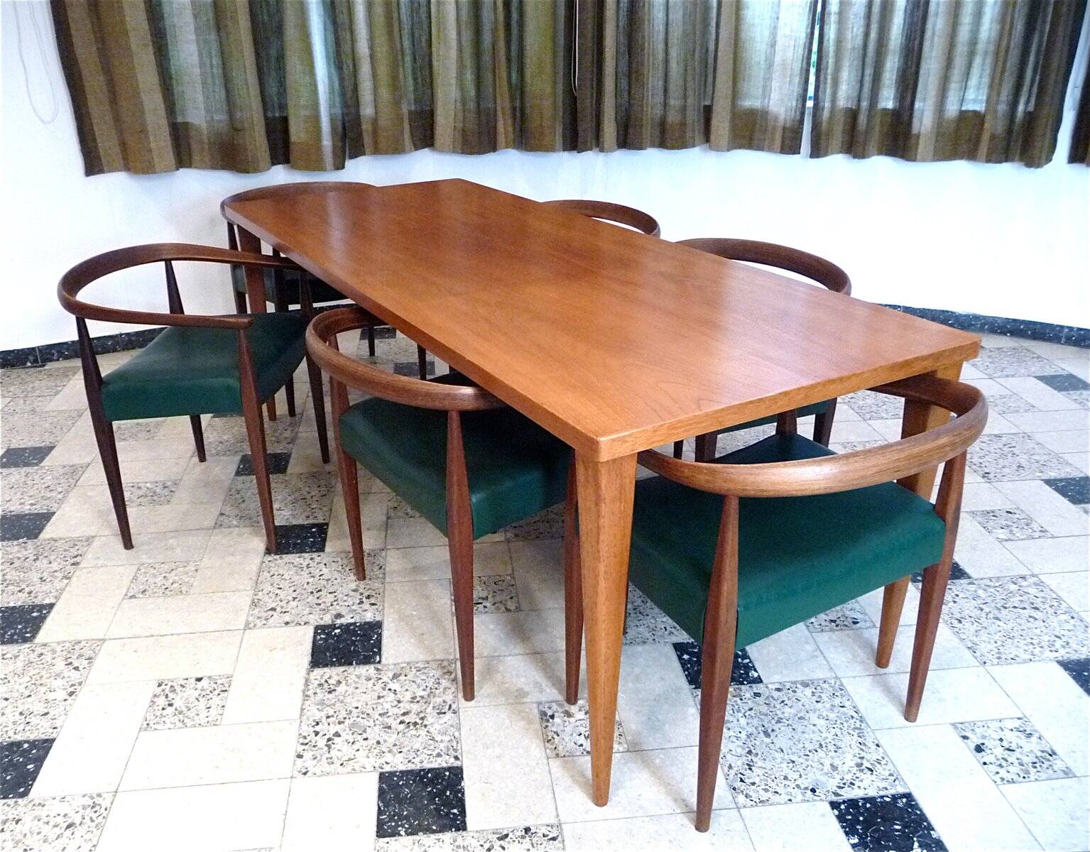 Scandinavian Dining table by Nanna Ditzel for P. K. Saværk, Denmark 1950s