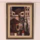 Swedish Oil on Canvas – “Southern Street” by Eric Lo – Vintage