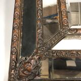 Louis XIV style mirror with glazing beads