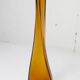 Small soliflore vase helical shape height 21.5 cm orange