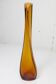 Small soliflore vase helical shape height 21.5 cm orange