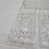Antique compartmentalized dish in Art Deco crystal