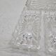 Antique compartmentalized dish in Art Deco crystal