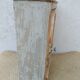 Antique wooden bathroom cabinet patinated