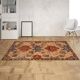 Ethnic rug red beige OTTO - Wool