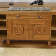 Oak buffet in the style of Charles Dudouyt, 1930s.