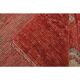 1970s Turkish Hand-Knotted Wool Cotton Red Runner Rug 104x260