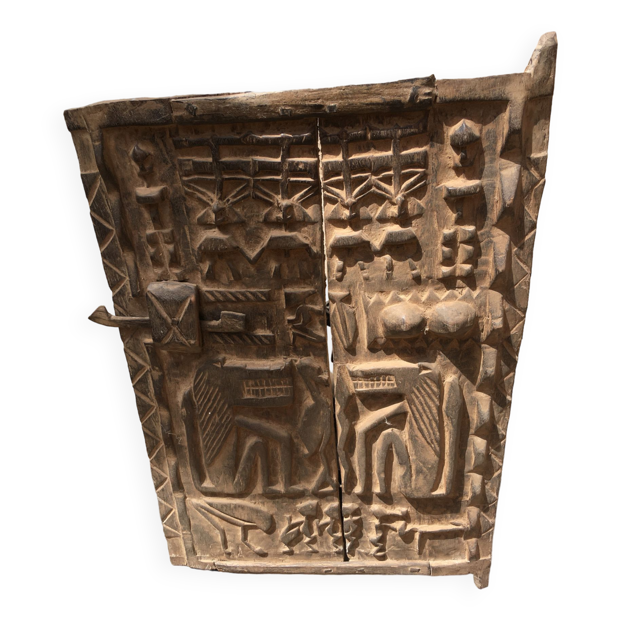 Authentic malian gate of dogon - african art - vintage