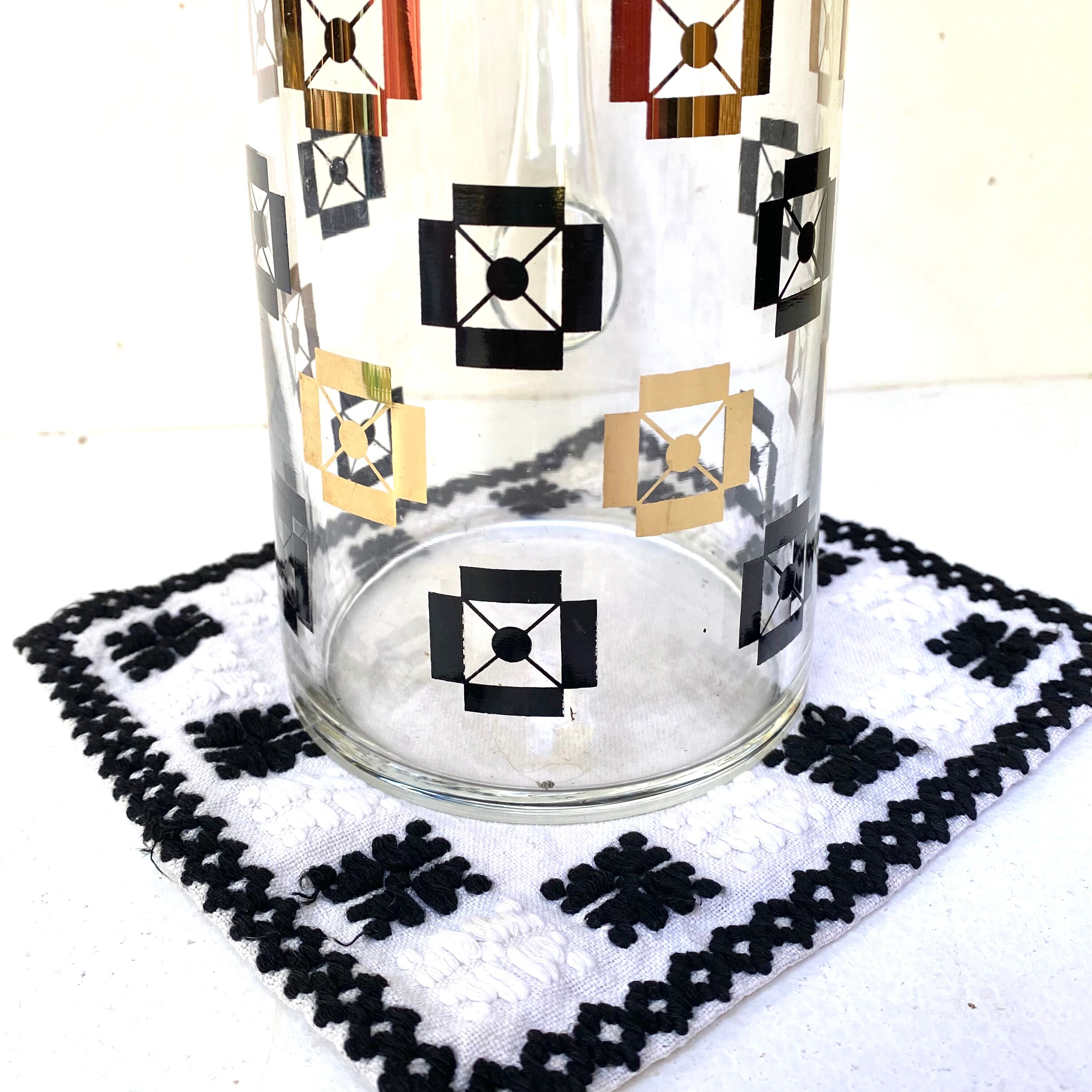 Vintage glass pitcher