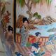 Neck vase Palace Chinese porcelain cartridges