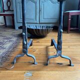 Paire de chenets anciens