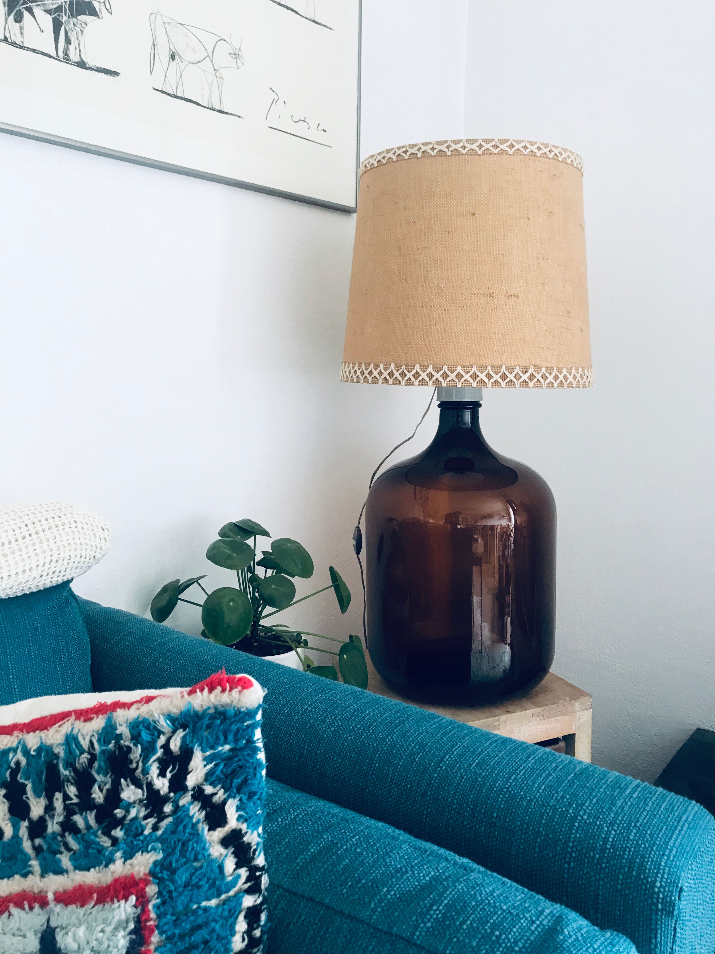 Lamp demijohn